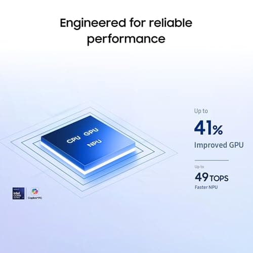 Samsung Galaxy Book6 (Gray, 16GB RAM, 512GB SSD) | Intel Core Ultra 7 (Series 3) | 16" WUXGA+ Display with Touchscreen | 24Hrs Battery Life | 120 Hz Refresh Rate | Dolby Atmos Stereo Speakers | AI PC 5