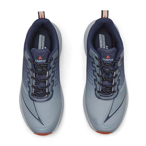 Campus Men's DRIVO L.Gry/Navy Running Shoes - 8UK India 1 Pair 4