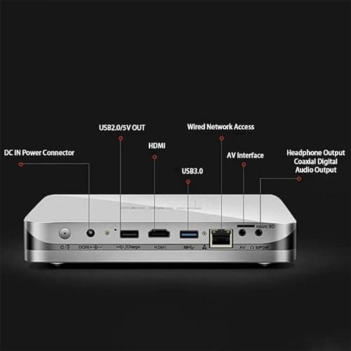 Prime 3D Ultra Edge X7 Pro DLP Auto Focus 4K Projector | Active 3D | 18500 Lumens | 300000:1 Contrast | 400" Display | WiFi, Bluetooth, HDMI, USB | Home Theater & Office Use 3