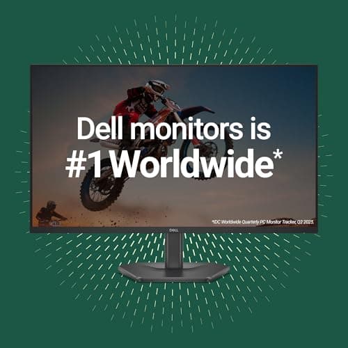 Dell SE2726HG 27" (68.58 cm) FHD Gaming Monitor | 240Hz Fast IPS | 0.5ms Response | AMD FreeSync Premium | HDR10 | 99% sRGB | Eye Comfort Certified | HDMI 2.1 & DP 1.4 Ports | Tilt Stand | Black 4