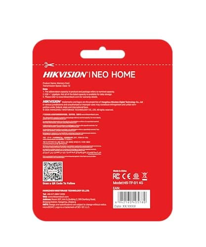 HIKVISION Extreme 4GB microSDXC Memory Card Class 10, V30 | 20MB/s Read, 8MB/s Write Speed | Compitable with Smartphones, Camera, CCTV | Drop Protection | Memory Card | 3 Yrs Warranty. 3