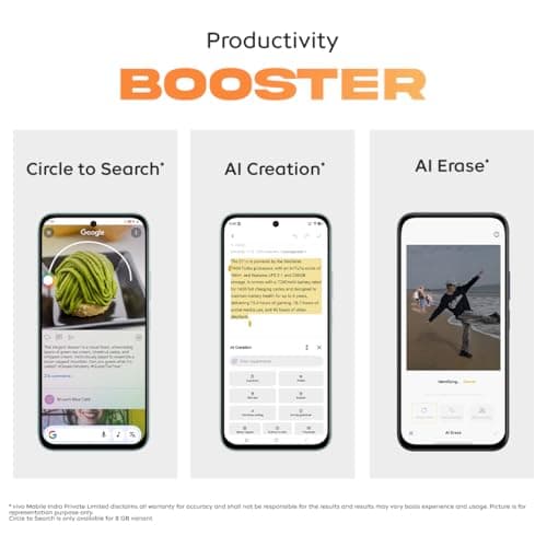 iQOO Z11x 5G (Prismatic Green, 8GB RAM, 256 GB Storage) | Dimensity 7400-Turbo Processor | 7200 mAh Battery Smartphone | Powered by OriginOS 6 5