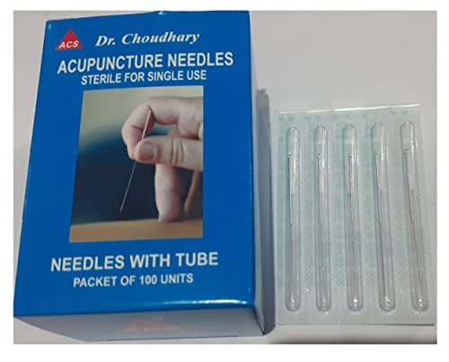 ACi Sterile Acupuncture Needles for Single Use (Size 0.25 x 25) Pack of 100