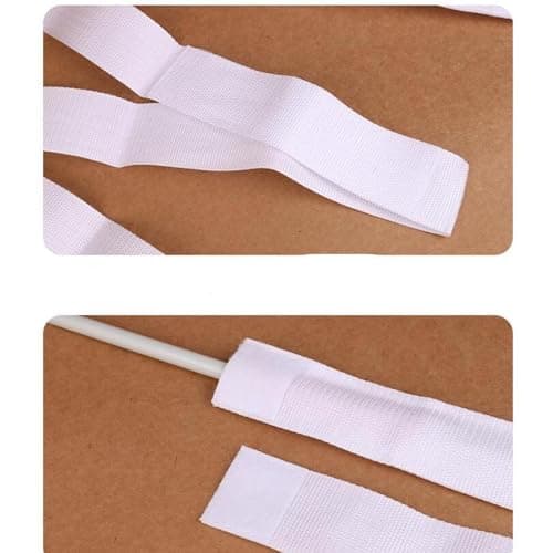 Club Bollywood®2Pcs Volleyball Antenna Pocket Sleeve White for Outdoors Competition Fitness|Sporting Goods | Team Sports |1 Pair of Volleyball Antenna Sleeve 3