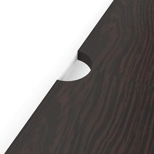 ESTANTERIA Black Stack Engineered Wood TV Entertainment Wall Unit (Standard, Wenge), 20.3 cm, 137.1 cm, 91.9 cm 5