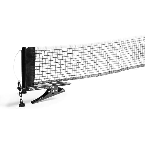 STAG ICONIC Economy Plus Table Tennis Net & Post Set | Beginner-Friendly | Durable Alloy Steel Frame | Spring Clamp Quick Setup | Indoor & Outdoor Use | Lightweight & Portable