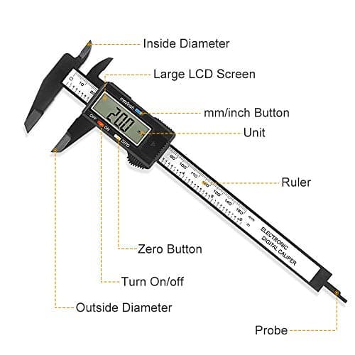 Inditrust (Lite) Digital Caliper, 0-6 inches Caliper with Large LCD Screen, Auto - Off Feature, Inch and Millimeter Conversion Measuring Tool, Perfect for Household/DIY Measurment, etc 4
