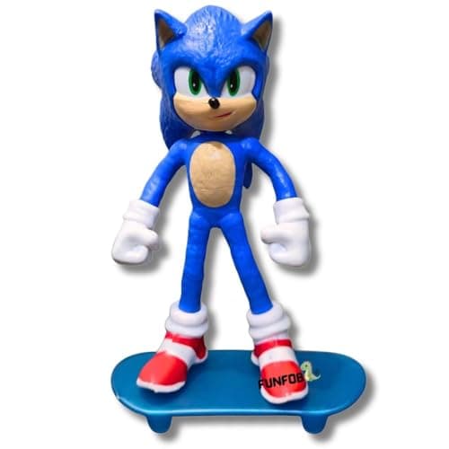 Blue Aura Cartoon Game Action Figure Spike Robo Height-15cm | SS-NC -Blue