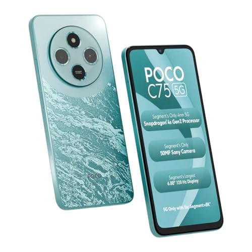 POCO C75 5G, Aqua Bliss (4GB, 64GB) 2