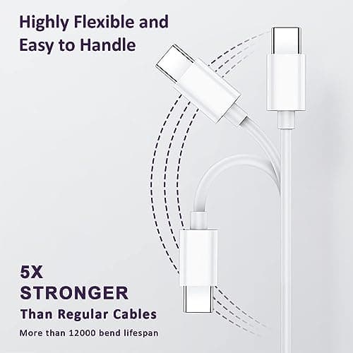Fast Type-C Usb Cable for Samsung Galaxy Tab A7 Lite, Samsung Galaxy Tab A 7 Lite USB-A to Type-C 2.4A Fast Charging Cable Compatible with Android Phones/Tablets, 480mbps Data Transfer Speed, Made in  3