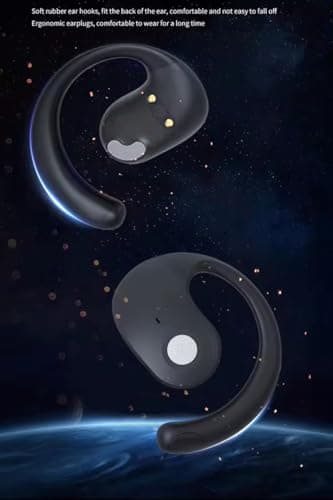 VEHOP OWS Bluetooth Open Ear Wireless Earbuds with Air Conduction, BT5.3 Headphones, Touch Control & Type C Fast Charging, Call Noise Reduction, Ideal for Running, Cycling and Gym, Dust & Waterproof 5