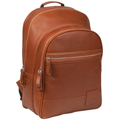 Tanners Pride Classic Black Backpack for Men | Premium Travel Backpack with Spacious Storage & Front Zipper Pocket | Office, Business & Everyday Carry Bag