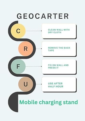 VENJA Wall Mounted Mobile Holder Storage Case for Remote | Multi-Functional Storage Holder | Bedside Fixed Rack | Bedroom, Office Accessories | Smart Stand Gadget | Multicolor 4