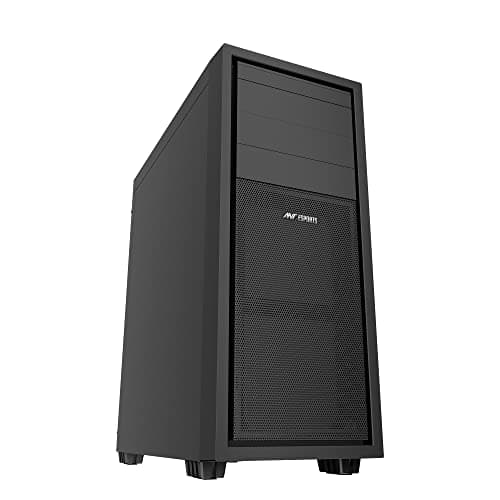 Ant Esports SX310 PRO Mid- Tower Computer Case/Gaming Cabinet - Black | Support E-ATX, ATX, Micro-ATX, Mini-ITX | Pre- Installed 1 Rear Fan
