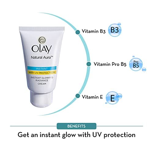 Olay 2 X Olay Natural White Instant Glowing Fairness Cream Uv Protection - 40gm 4