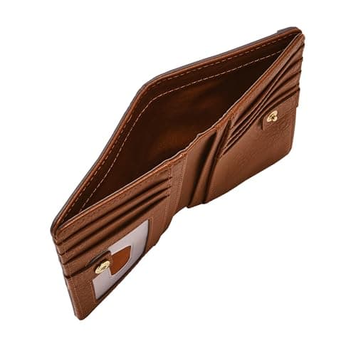 Fossil Women Leather Liza Brown Card Case Sl7986G200 3