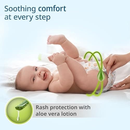LuvLap Diaper Pants Small (SM) 4 to 8Kg, 38 Count, Baby Diaper Pants, with Aloe Vera Lotion for rash protection, with upto 12 Hour protection 3
