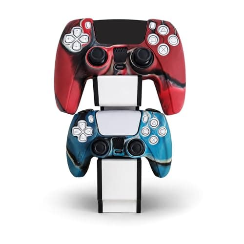 MUIB  Double Controller  Stand  for  Desk   Xbox  Controller  Stand  | Gamepad &  Gaming  PS5  Setup  Accessory | Compatible with Xbox ONE, PS5, PS4, PC, Steelseries 2