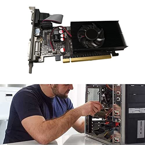 pizarra GT210 1GB DDR2 64Bit Graphics Card PCIE 2.0 GPU -Compatible VGA Desktop Video Card 5