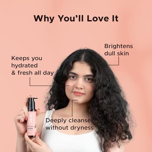Ayurvedic Face Cleanser 100 ml | Aloe Vera Gentle & Hydrating Face Wash | Skin Brightening Cleanser for Dry, Sensitive, Oily & Acne-Prone Skin | Men & Women 5