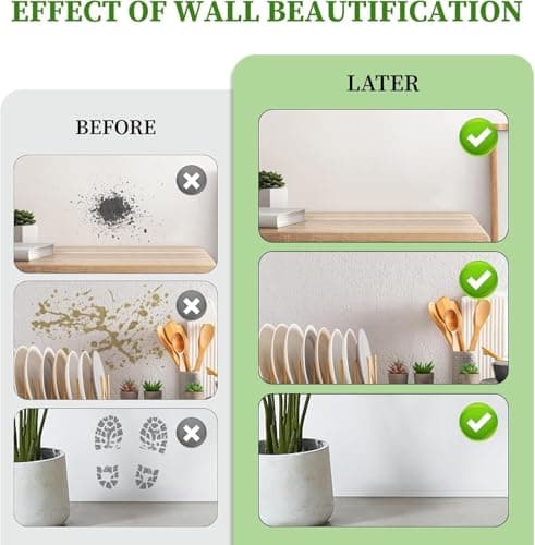 Multifunction Wall Repair Roller Paint 500g Crack Concealer Tool with Water-Based Latex DIY Renovation Roller Brush for Home Walls Ceiling Easy to Use Quick Fix Painting Solution 6