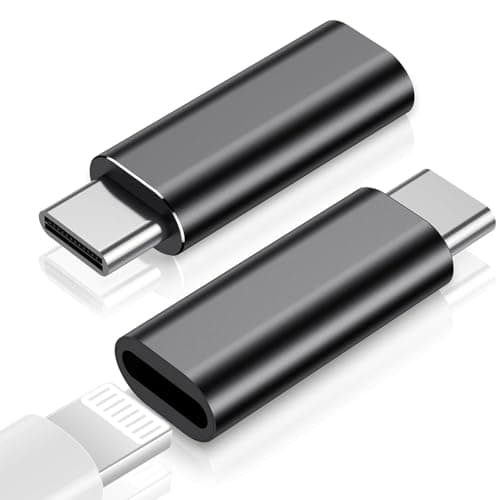 ZQWINT MFi Certified Lightning to USB-C Adapter, Lightning Female to Type-C Male Fast Charging Converter, Compatible with i Phone 15/16 Series & i Pad (Charge & Data Sync, No Audio)