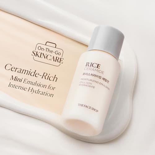 The Face Shop Rice & Ceramide Face Cream 34ml | Barrier Repair Moisturizer for Dry Skin, Intense Hydration & Strengthening | 12Hr Moisture Lock | Korean Skincare 2