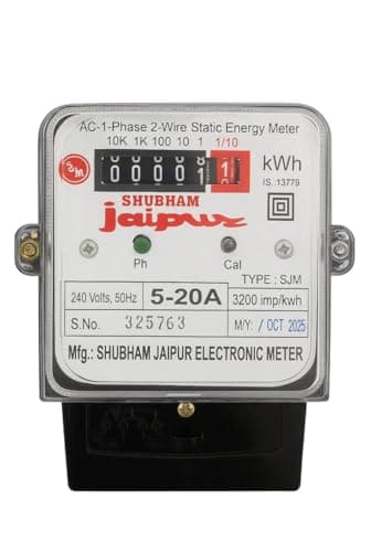 Power India Meters Sub Meter - Power India Meters SF-EC1 Single Phase Electronic Watt-Hour Meter