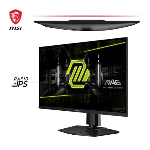 MSI MAG 274UPF E2 27 Inch UHD Gaming Monitor - 3840 x 2160 Rapid IPS Panel, 160 Hz/0.5ms (GtG, Min.), 133% sRGB Colour Gamut, Frameless Design, VESA DisplayHDR 400 - DisplayPort 1.4a, HDMI, USB Type-C 3