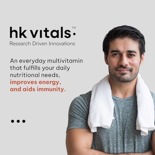 hk vitals Multivitamin (60 Tablets) | For Men and Women | With Zinc, Vitamin C, Vitamin D3, Multiminerals & Ginseng Extract 2