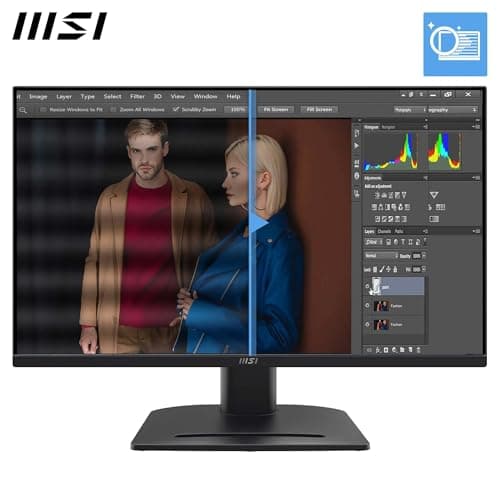 MSI PRO MP275QPG 27-Inch WQ HD Office Monitor - 2560 x 1440 IPS Panel, 100Hz, Eye-Friendly Screen, VESA Mountable, Display Kit Support, 4-Way Adjustable - HDMI 2.0b, DisplayPort 1.2a 3