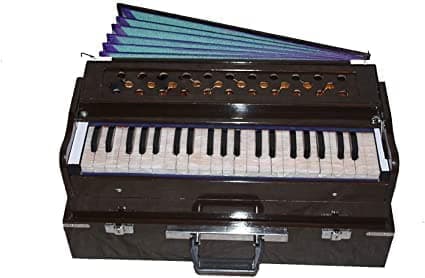 KHALSA MUSICAL 42-Keys, 7 Bellow, Two Reed(Bass-Male), 3.5 Octave with Free Paaded Carry Bag 2