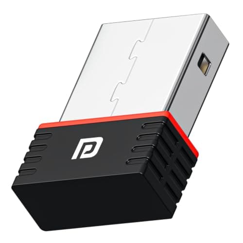 Portronics Wiplug 150 WiFi USB Mini Adapter Supports Wireless Data Upto 150 Mbps, Hotspot Adaptor, IEEE 802.11 b/g/n Support,Advanced WPA/WPA2 Security Encryption, Plug & Play Setup (Black)