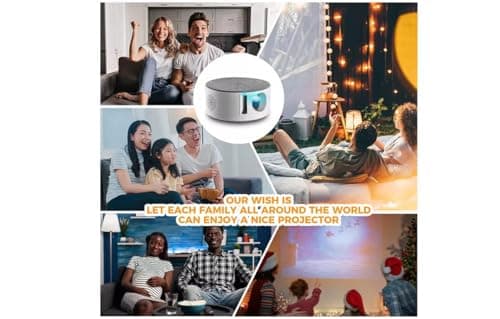 BIGASUO Mini WiFi LED Portable Projector 1080p Full HD for Android/iOS with Built-in YouTube - Supports WiFi, HDMI,AV in,USB, Miracast with 4000 LM (BGP31) 5