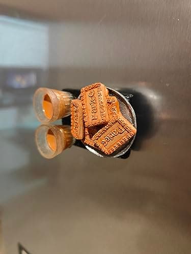 Bumbleberry Chai Biscuit Miniature 3D Food Fridge Magnet | Kitchen Decor | Handmade in India | 3D Fridge Magnets | Best for Gifting 4