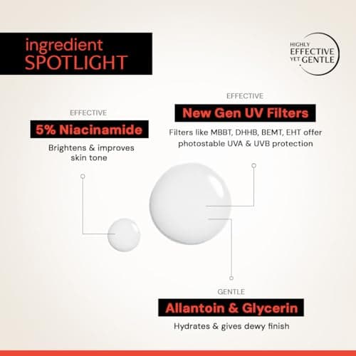 Deconstruct Fluid Brightening Sunscreen SPF 50+ PA++++ |Sunscreen with Niacinamide| Brightens Skin | Dewy finish| Gives glow| Lightweight, Quick absorb |For dry, oily,combination, normal skin |For Men 4