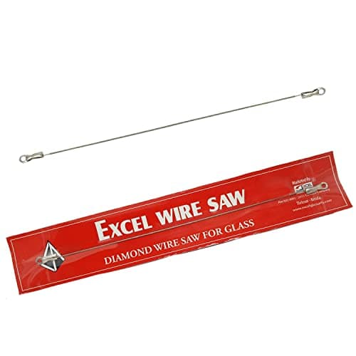 Excel Diamond Wire Hand Saw for Glass, Hard and Brittle Materials