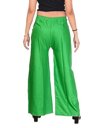 Lovely India Fashion Palazzo Sarina for Womans and Girls Green XL 3
