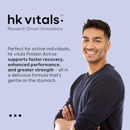 hk vitals Protein Active (Chocolate, 1kg / 2.2lbs) | All in One Triple Strength Protein | Immunity, & Stress-Relief 2