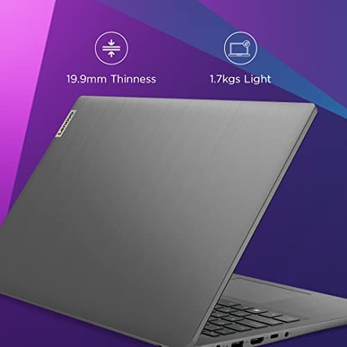 Lenovo IdeaPad Slim 3 Intel Core i3 12th Gen 15.6 inch (39.62cm) FHD Thin & Light Laptop (8GB/256GB SSD/Windows 11/Office 2021/1Yr ADP Free/Arctic Grey/1.63Kg), 82RK00XDIN 5