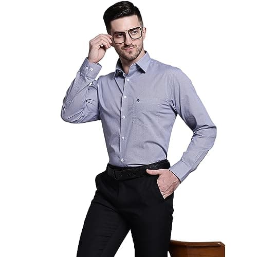 Cantabil Formal Shirt for Men Navy 6