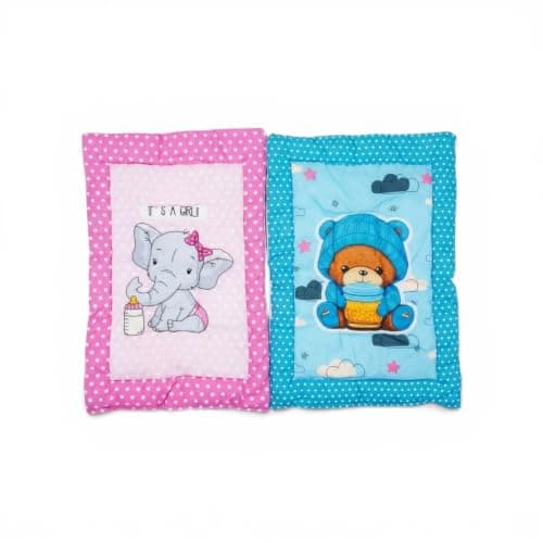 Credence NEW Born Baby GODADI Pack of 2 C0MB0 Set Soft Cotten GODADI/GODARI/Baby Bed/Crib Sheet/Cartoon MAT Baby GODADI/Bedding Set/MALTICOLOUR