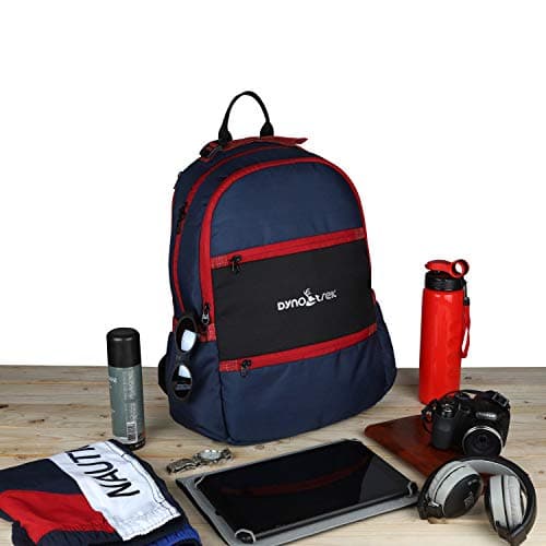 Dynotrek Colambian 33 LTR Casual College Backpack with Laptop Compartment for Women&Man 15.6 Inch Lightweight Travel Daypack Student Laptop Waterproof Book Bag -Blue 5