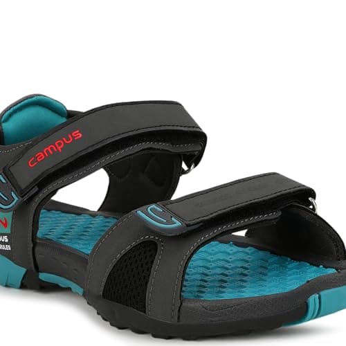 Campus Men's 2GC-18 Outdoor Sandals D.GRY/T.BLU - 9UK/India 4