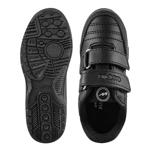Campus Kids CS-1260VB BLK School Shoes - 11UK/India 1 Pair 5