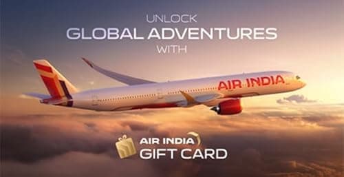 Air India |Flat 2% off| E-Gift Card | Instant Delivery | Valid for Online purchases | 1 Year Validity 2