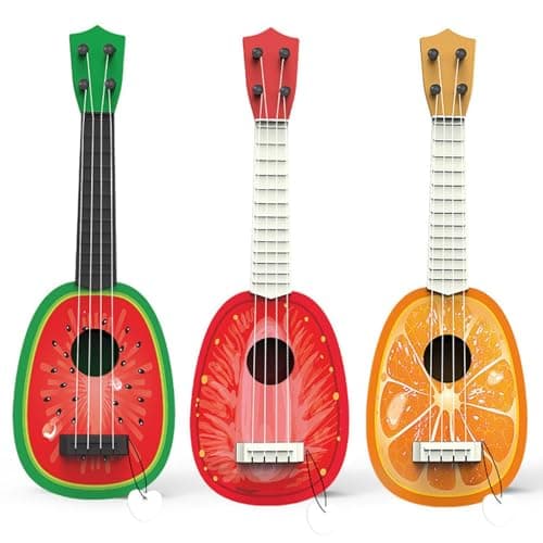 BNF®Kids Ukulele Toy Lightweight Musical Instrument for Beginner Preschool Child|Toys & Hobbies|Educational|Music & Art|Package Includes:1 Ukulele Toy (Random Color) 4