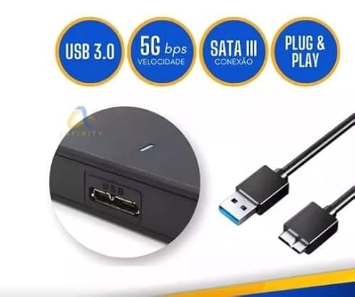 1TB Portable External Hard Drive, Y-Design, USB 3.0, 2.5 Inch HDD, Fast Data Transfer. (k) 4