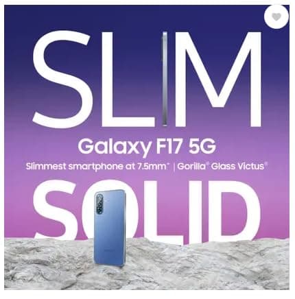 Samsung Galaxy F17 5G, Violet Pop (4GB, 128GB) 2