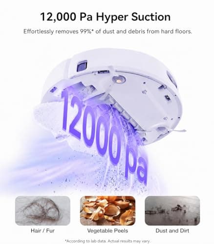 NARWAL Freo X Ultra 2.0 Robot Vacuum & Mop Combo, 12000Pa Suction, Auto Mop Drying/Washing, Zero-Tangling, DirtSense™, Maintenance-Free Base, 3D Mapping, Google Home, Alexa, Siri Compatible 2026 2